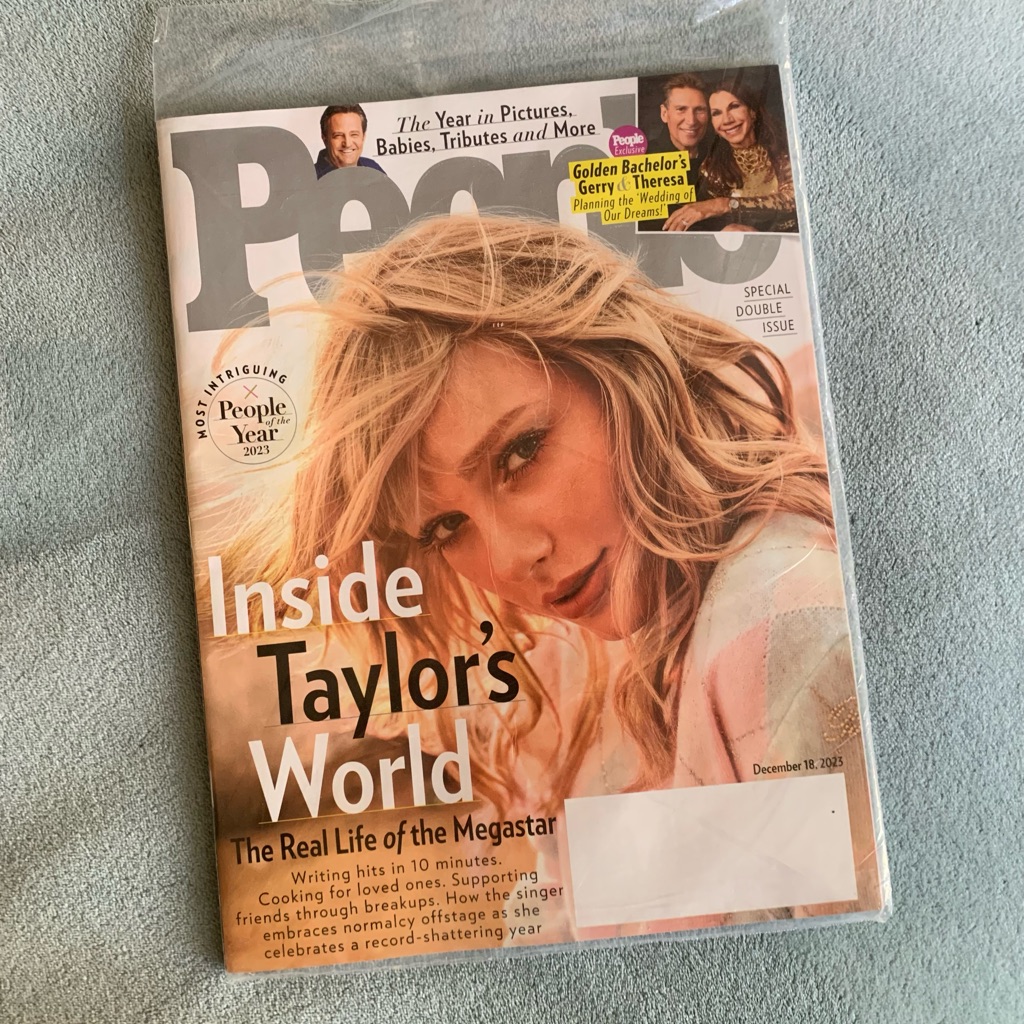 Taylor Swift People Magazine December 2023